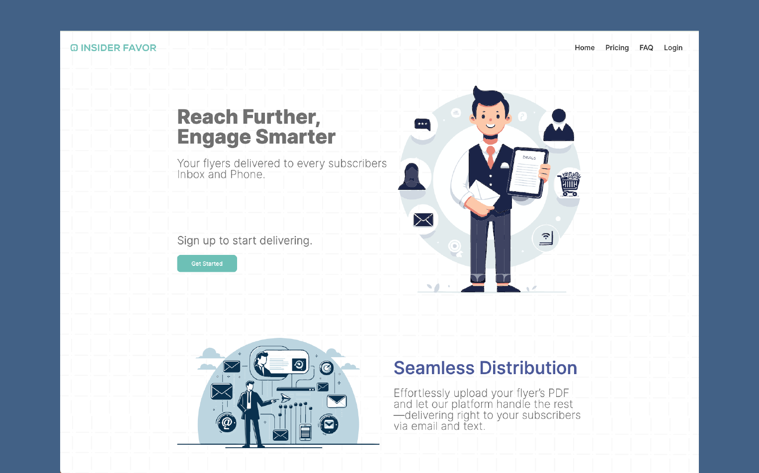 Image of the Insider Favor Website